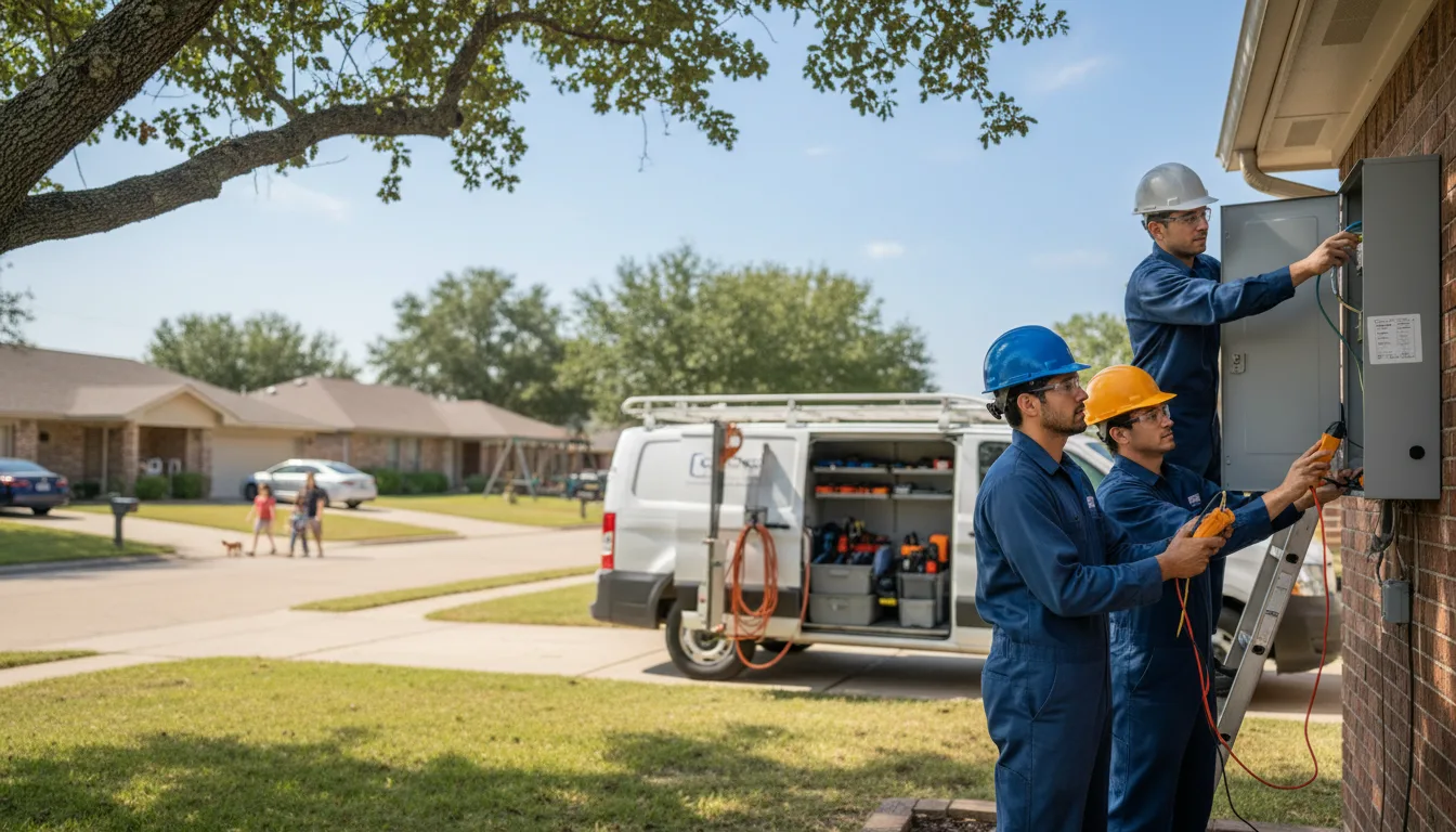 Certified electrician providing emergency electrical services in Sherman, MS